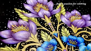 TIDEVARVSEASONS by Hanna Karlzon  prismacolor pencils  color along [upl. by Vidovic]