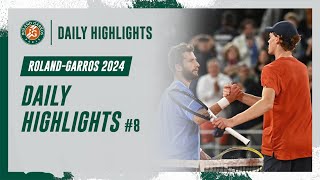 Daily Highlights 8  RolandGarros 2024 [upl. by Hurlbut524]