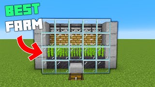 The FASTEST Sugarcane Farm in Minecraft [upl. by Ociral43]