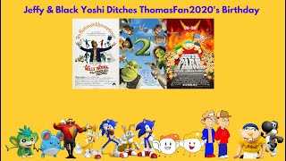 KCPA Movie Jeffy amp Black Yoshi Ditches Thomas Fan 2020s Birthday Party [upl. by Gabler]