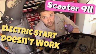 Scooter 911 Electric Start Doesnt Work troubleshooting your starter starter relay and circuit [upl. by Lerraf]