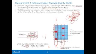 LTE Radio Primer Part 7 DL Cell Reference Signals RSRP amp RSRQ [upl. by Illak833]