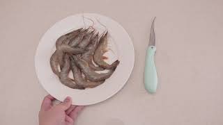 Luvan Shrimp Deveiner Tool [upl. by Cordeelia]