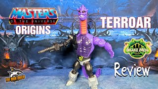 Masters of the Universe Origins TERROAR Figure Review [upl. by Kit]