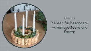 7 Ideen für besondere Adventsgestecke und Kränze [upl. by Russo663]