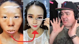 Daz Watches Asian Make Up Transformation [upl. by Neiman]