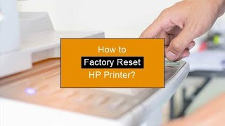 Reset HP Printer  How To Reset HP Printer [upl. by Ardnikat968]