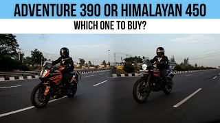 Himalayan 450 Vs Adventure 390  Simple Breakdown [upl. by Thatch]