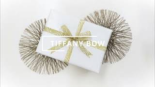 Tiffany Bow 3 Ways to Tie a Ribbon Around a Box  Part 1 [upl. by Nepsa803]