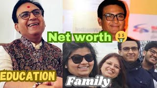 Dilip joshi biography  real age  wife  net worth family house  education  weight [upl. by Rosemary]