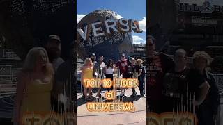 Top 10 Rides at Universal Studios Orlando Travel with Lainey [upl. by Archibaldo487]