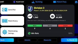 Efootball V4 Canada  Ranked Div [upl. by Eniala]