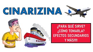 🔴 CINARIZINA  PARA QUÉ SIRVE EFECTOS SECUNDARIOS MECANISMO DE ACCIÓN Y CONTRAINDICACIONES [upl. by Giulietta]