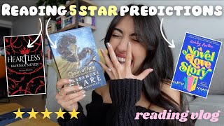 reading books I predict will be 5 stars📚⭐️ spoiler free reading vlog❤️‍🔥 [upl. by Faythe]