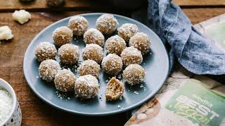 RECEITASBESTWHEY Energy Balls Vegan [upl. by Yacano]