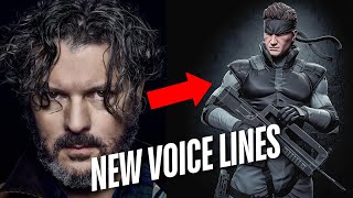 David Hayter confirms new voice lines for metal gear solid [upl. by Veradia192]