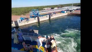 Eckerö Linjen ship departure from dock in Åland [upl. by Ryley]