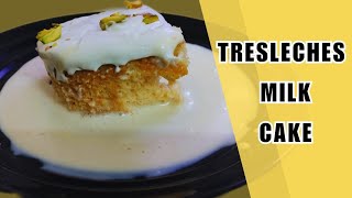 Tresleches Milk Cake  Three Milk Cake [upl. by Cocks375]