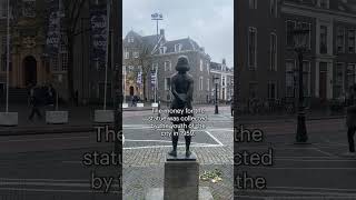 The first statue of Anne Frank in the world shorts [upl. by Trinl]