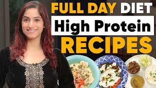 Full Day of Eating  High Protein Veg Diet Plan for Weight Loss  By GunjanShouts [upl. by Berliner857]