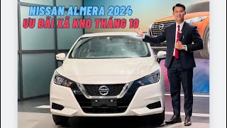 NISSAN ALMERA 2024  Giá lăn bánh tháng 102024 xã kho giảm giá quot KHỦNG quot [upl. by Osnofla]