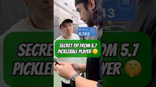 Secret Tip from 57 Pickleball Player pickleball interview pickleballtips [upl. by Freyah]