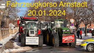 Fahrzeugkorso Arnstadt  20012024 [upl. by Eelarbed]