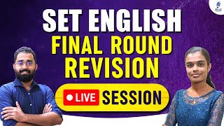 SET English amp SET Paper I  Final Round Revision  Live Session [upl. by Sainana752]