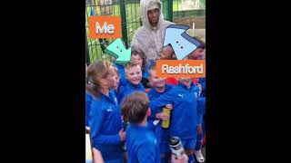 Rashford in Radcliffe Manchester legend famous excitement idol manunited grassroots football [upl. by Eldora]