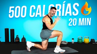 🔥 QUEMA MUCHAS CALORÍAS con este CARDIO HIIT de 20 MIN  Ejercicios en CASA para BAJAR DE PESO [upl. by Rodie]