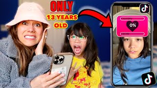 8 YEAR OLD REACTS TO SISTERS TIK TOKS EXPOSED  Familia Diamond [upl. by Fleisig472]