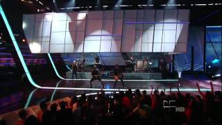 Ricky Martin feat Wisin y Yandel con Frio y Mas  Premios Juventud 2011 [upl. by Orlena]