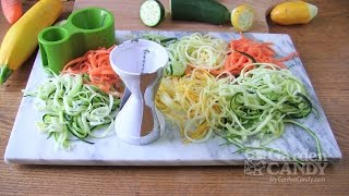 Garden Candy Vegetable Spiral Slicer Comparison [upl. by Yknip]