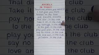 Amaarae  Angels In Tibet Lyrics REQUESTED lyrics shorts shortsfeed youtubeshorts [upl. by Lasiaf]