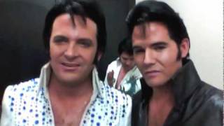 Elvis Tribute Artist contest  backstage at Harrahs Cherokee Casino [upl. by Ayekin656]