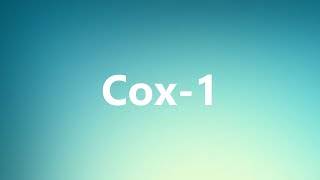 Cox1  Medical Meaning and Pronunciation [upl. by Eilsel]