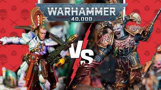 NEW RULES Emperors Children vs Aeldari  Warhammer 40k Battle Report [upl. by Nat]