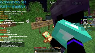 donut smp live rating basses and doing ffas [upl. by Anuala]