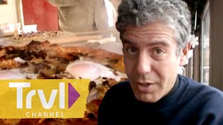 Anthony Bourdain Enjoys Fine New Jersey Cuisine  Anthony Bourdain No Reservations  Travel Channel [upl. by Rosina]