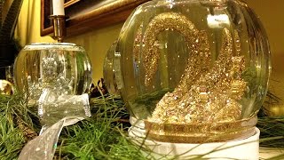 DIY Elegant Holiday Snow Globe [upl. by Dahsar]