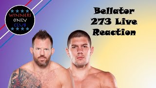 Bellator 273 LIVE Reaction [upl. by Ettenwad]