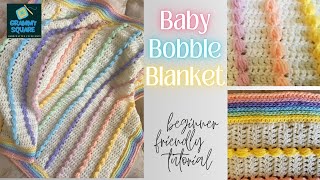 Baby Bobble Blanket A Cozy Essential for that Special Baby [upl. by Leelahk]