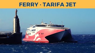 Arrival of ferry TARIFA JET Tarifa FRS [upl. by Zerep]