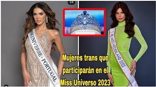 Dos candidatas transgénero del Miss Universo 2023 [upl. by Aenea532]