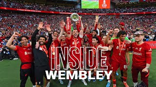 INSIDE WEMBLEY Liverpool vs Chelsea  REDS LIFT THE FA CUP [upl. by Rekrap493]