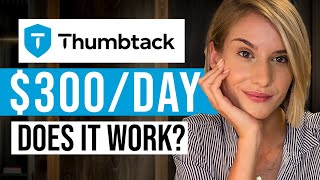 How To Make Money On Thumbtack As A Beginner  Thumbtack Review 2024 [upl. by Dicks]