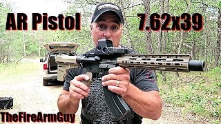 762x39 AR Pistol Range Review  TheFireArmGuy [upl. by Madella593]