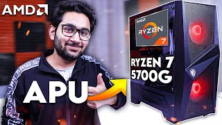 AMD Ryzen 5700G APU PC Build  Gaming Editing amp Benchmarks [upl. by Ataga202]