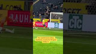 Viktor Gyökeres 4th goal against Azerbaijan vs Sweden 06 nationsleague2024 gyokeres [upl. by Jallier464]