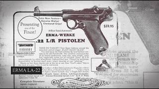 Mini Luger Erma Werke LA22 amp ET22 [upl. by Birdella744]